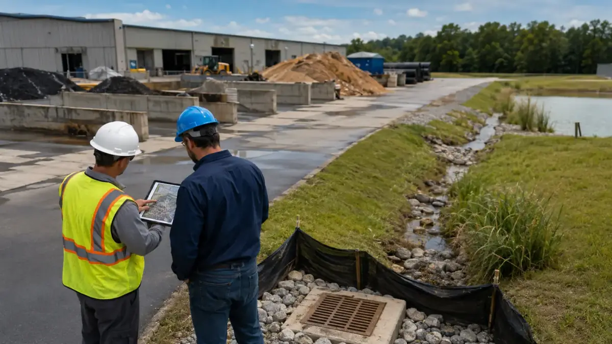 Industrial Stormwater Planning for Outdoor Operations: What Facilities Should Document Before Problems Start